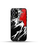 BienesMart Naruto Pain Arc Printed Design Anime Iphone Back Case|Strong Tempered Glass Back Cover|Camera&Edge Protection|Wireless Charging(12)