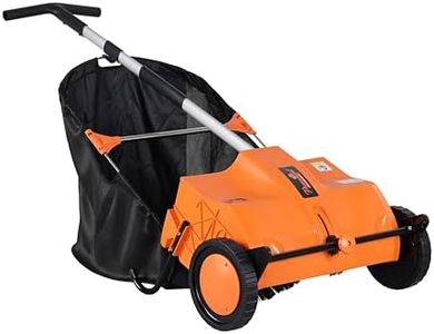 Provoonsint 21 inch Lawn Sweeper, Walk Behind, dust Prove