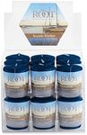 Root Candles 20-Hour Beeswax Blend Votive Scented Candles, 18-Pack, Seaside Harbor