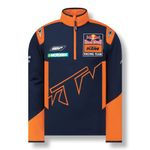 2022 KTM OFFICIAL RED BULL TEAMLINE MENS HALF-ZIP SWEATER - Navy - Mens (XL) 112-121cm Chest