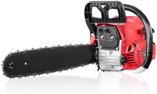 Sararoom 20" Petrol Chainsaw 4200W 11500PRM Powerful Gas Powered Chainsaw, 52cc 2-Stroke Chain Saw with 550ML Large Capacity Fuel Tank for Tree Felling and Logging (Red)
