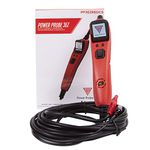 Power Probe PP3EZREDCS Circuit Tester with Learning and Diagnostics Mode for Easy Automotive Electrical and Component Testing for 12 to 24 Volts Electrical Systems – Tool Only