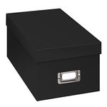 Pioneer Photo Albums BCD-1BLK CD/DVD Storage Box, Black