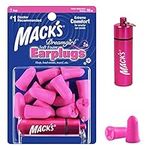 Mack’s Dreamgirl Soft Foam Earplugs, 7 Pair with Travel Case - Small Ear Plugs for Sleeping, Snoring, Studying, Loud Events, Traveling and Concerts