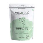 Bhringraj Powder (Eclipta Prostrata) by mi nature | 227g (8 oz)(0.5 lb) | 100% Natural and Pure | Hair Pack | Resealable zip lock pouch