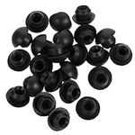 25pcs Filler Bottle for Stopper Rod Hole Plugs Top Jack Pressure Bung Hydraulic Rubber Plug Plunger Bungs Reservoir Black Horizontal Oil Floor