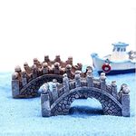 Chocozone Pack of 6 Bridge Miniatures for Garden Decoration Home Décor Landscape Indoor Garden (4cm)