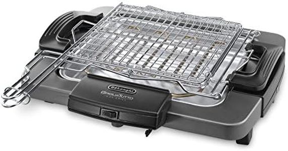 Delonghi BQ60.X Barbecue électrique de table 4,3 kg, Noir/Gris