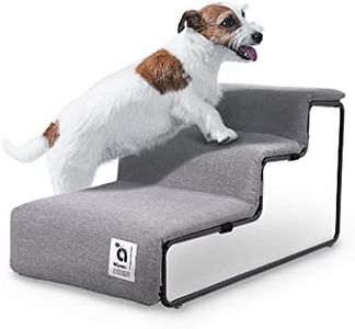 Ibiyaya Everest II Pet Stairs for Dogs and Cats, Nimbus Grey