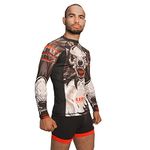USI UNIVERSAL THE UNBEATABLE Werewolf Rash Guard(411RW) (L) Black