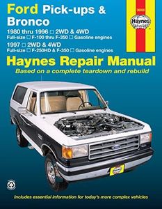 Ford Pick-Ups & Bronco 1980-1996: Automotive Repair Manual