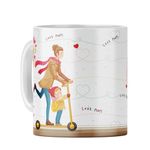 YuBingo Best Mom Ever Mug - Ceramic Coffee Mug, Printed Tea Cup, Best Mother's Day, Gift from Daughter or Son (White Coffee Mug, Tea Cup, 320ML)