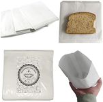 100 Greaseproof Paper Food Bags 8.5