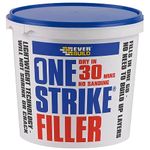 Everbuild – One Strike – Multi-Purpose Quick-Drying Filler – One-Time Application – White – 2.5 Litre