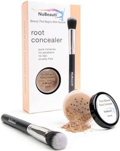 Hair Root Touch Up Powder – Root Cover Up Hair Powder – 11 True-to-Nature Root Concealer Shades – Zero Fragrance, Talc or Parabens – Hair Cover Hairline Powder by NuBeauti (With Brush, Blonde)