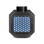 EzaVent Indoor Dryer Vent with 4 Polyester Replacement Filters and Fittings Only for Electric Dryers - 1 Year Warranty (Black EzaVent)