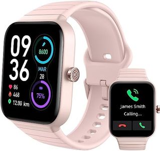 Delvfire Smart Watch for Men Women (Answer/Make Call), Alexa Built-in, 1.8" Touch Screen Fitness Watch with Sp02 Heart Rate Sleep Monitor, 100 Sports, Waterproof Step Counter Watch for iPhone Android