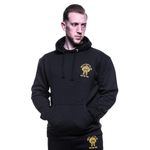 Muscle Works Gym Premium Pull Over Jumpers Top Mens Training Top With Hood MMA Boxing Gym Jumpers Black (3XL)