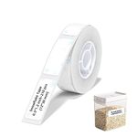 NIIMBOT D11 Label Maker Tape Adapted Label Print Paper Standard Laminated Office Labeling Tape Replacement (Snowflake)