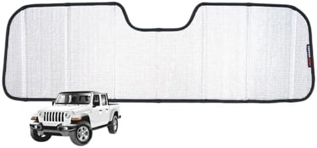 Genuine SNAPSHADES Front Windscreen Sun Shade for Jeep Gladiator with Collision Radar (JT; 2019-Present)