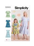 Simplicity Creative Patterns Dress For Kids