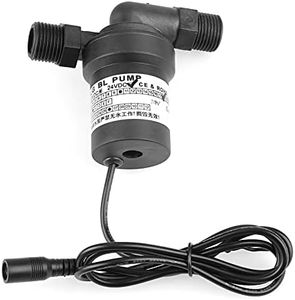 DC24V 18W Hot Water Pump, Water Pressure Booster Pump for Solar Water Heater Hot Circulation System Low Noise