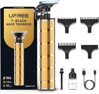 Ufree Beard Trimmer & Hair Trimmer for Men Professional, Electric Razor Shavers for Men, T Blade Precision Edgers Liners, Barber Clippers for Hair Cutting Mustache Facial, Mens Gifts