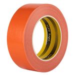 LLPT Duct Tape Premium Grade 40MM*30M*0.28MM Easy Tear Residue Free Strong Adhesive Color Orange (DT410)