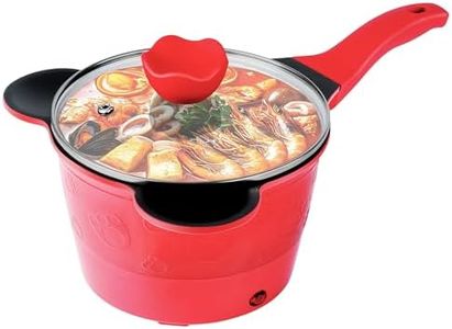 ODPFTY Electric Hot Pot 1.5L, Portable Mini Cooker for Ramen, Soup, Noodles & More – Fast Heating, Adjustable Temp, Non-Stick Pot, Auto Shutoff – Ideal for Dorms, Office, Travel