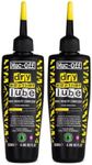 Muc-Off Dry Chain Lube, 2 Pack 4 fl oz - Bike Lube, Bike Chain Oil, Chain Wax for Dry Weather Conditions - Biodegradable Bike Lubricant and Bicycle Chain Oil