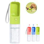 Sofunii Dog Water Bottle Travel Portable Pet Water On The Go Drinking Bowl Dish Dispenser for Dog Walking Hiking Camping Road Trip BPA Free 15 oz Large Capacity