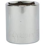 STANLEY 1-88-751 Chrome Vanadium Steel 6 Point Standard Socket 1/2 inch 29 mm Silver