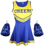 Cheerleader Fancy Dress Outfit Unif