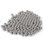 ART IFACT 250 Pieces of 4.75mm Silver Solid Bearing Ball - Use is Cycle Ball Bearing (Silver, 4.75mm) - Not Magnets