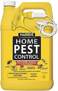 Harris Home Insect Killer, Liquid Gallon Spray with Odorless and Non Staining Residual Formula - Kills Ants, Roaches, Spiders, Fleas, Mosquitos, Moths, Scorpions, Flies and Silverfish