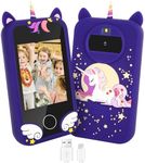 Kids Phone for Girls Boys 2.8IN Touchscreen with Dual Camera Kids Smart Phone Toys, MP3 Music Player, Touchscreen Learning Phone Toys for Age 3-8 Kids with 32G SD Card(Dinosaur Blue)