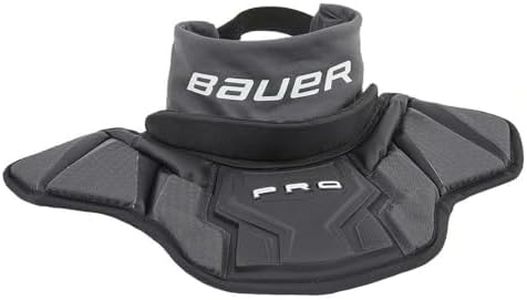 Bauer Hockey Pro Goalie Neck Guard, Junior, Black