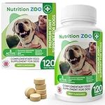 NutritionZoo Joint Care Supplements for Senior Dogs - Pack of 120 Tablets of Chondroitin and Glucosamine for Dogs with Stiff Joints