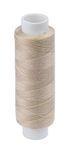 Strong Polyester Pro Sewing Thread, Many Colours Finest Spools, Universal All Purpose Hand and Machine Sewing, 200m - 220yd Coil Reel, by Pasmanta Made in Europe Since 1953 (5627 - Beige)