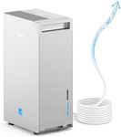5000 Sq.Ft Energy Star Most Efficient 2024 Dehumidifier with Pump,DECIUU Max 100 Pint (Standard 70 Pint) Dehumidifier for Basement with Drain Hose,Intelligent Humidity Control for Home Bathroom Garage