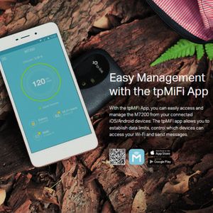 TP-Link 4G LTE Mobile WiFi Hotspot – Up to 10 Devices, 8hr Battery