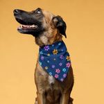 TheYaYaCafe Printed Dog Bandana, Quirky Dog Bandanas Multiple PAW_S