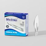 Medrop Surgical Carbon Steel Blade (Pack of 100 Pcs.) Size: 24