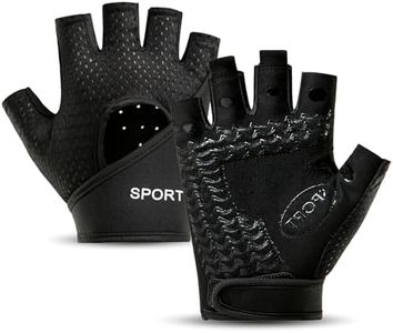 apaepr Workout Gloves with Wrist Wrap Support, Weight Lifting Gloves with Full Palm Protection & Extra Grip for Men Women Gym Exercise, Fitness, Weightlifting, Pull ups (Black, Large)