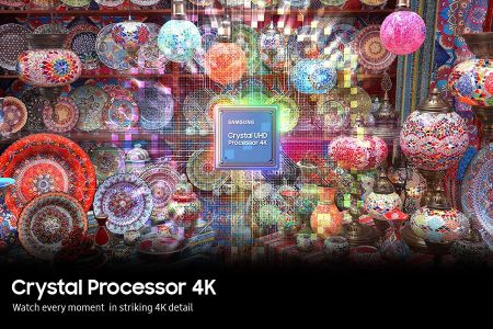Samsung 43" Crystal UHD 4K Smart TV – HDR, PurColour, Alexa Compatible (2023)