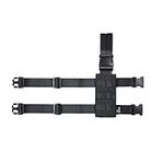 OneTigris Molle Drop Leg Panel 1000D Tactical Mini Platform for Pistol Holster(Black)