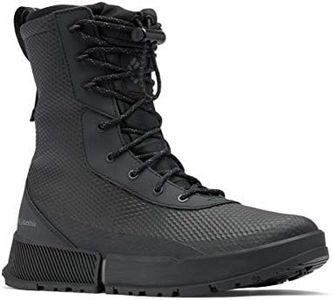 Columbia Men's Hyper-Boreal Omni-Heat Tall Snow Boot, Black/Ti Grey Steel, 7, Black/Ti Grey Steel, 7