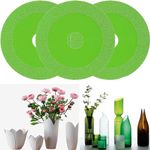 3Pack 100mm Glass Cutting Discs - 1mm Ultra-Thin Diamond Cutting Disc Saw Blade Wheel Glass Ceramic Cutting 4 Inch/10cm Glass Ceramic Cutting Tool Cutting Polishing Disc for Angle Grinder (Green)