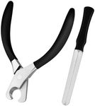 HEYCROWN Large Dog Nail Clippers Wide Jaw Opening Heavy Duty Dog Nail Trimmer Cat Claw Clippers(Black)