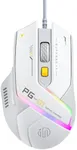 Uineer Lightweight Gaming Wired Mouse,12800 DPI Adjustable,6 Programmable Buttons,12 RGB Breathing Mice,Ergonomic USB Optical pc Gaming Mouse,for pc,Laptop and Desktop (White)